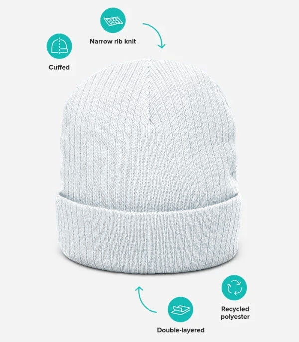 Ribbed Knit Beanie