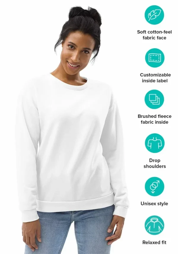 All-Over Print Recycled Unisex Sweatshirt