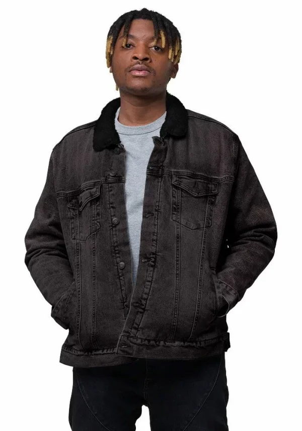 Unisex Sherpa Denim Jacket