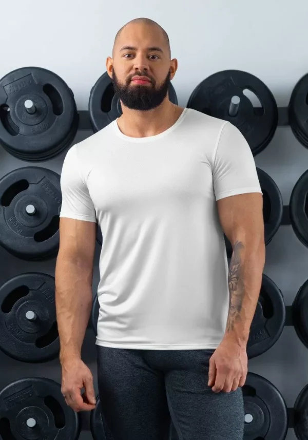 All-Over Print Men's Athletic T-Shirt