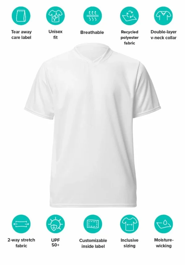 All-Over Print Recycled Unisex Sports Jersey